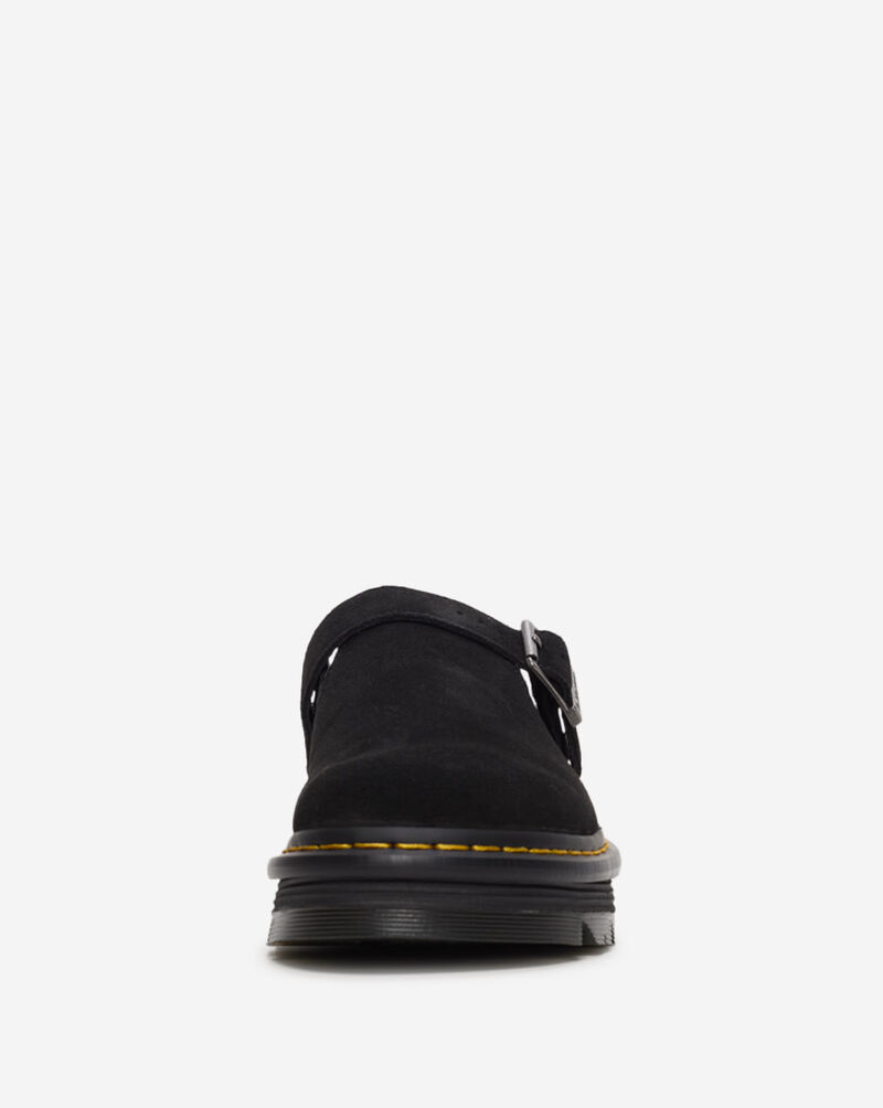 Dr. Martens Zebzag Suede Slingback Platform Mules 31657001 Black 3