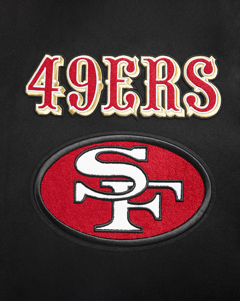 San Francisco 49Ers Retro Classic Rib Wool Varsity Jacket