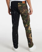 Mixed Media Denim Jeans