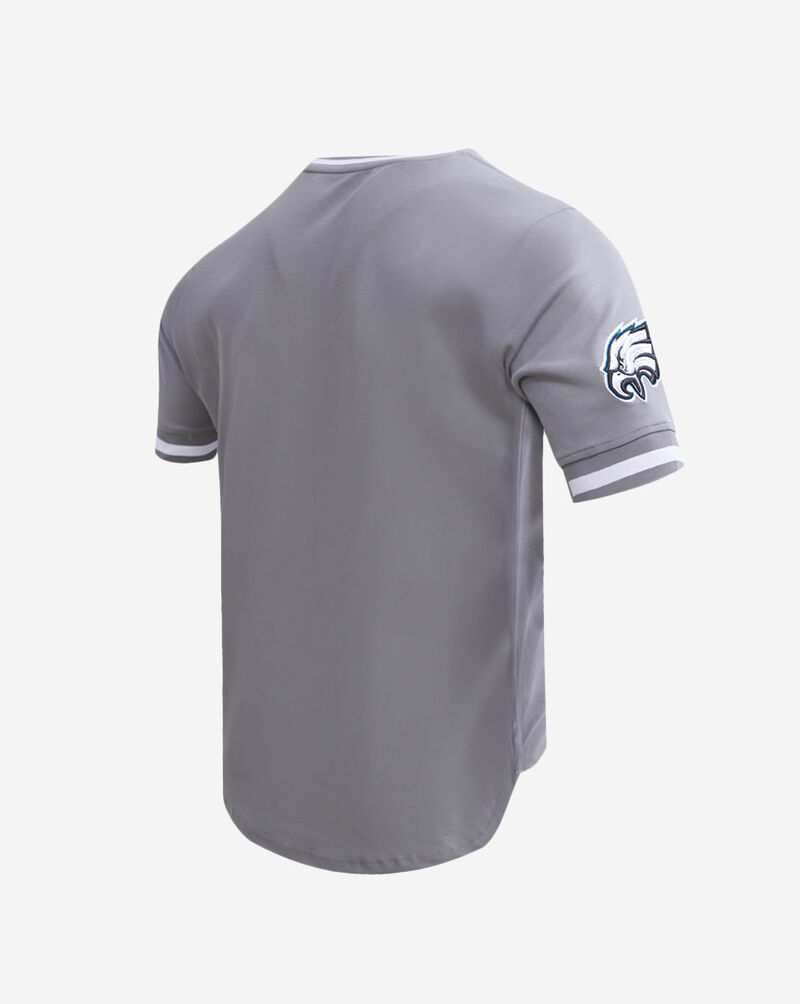 PRO STANDARD Philadelphia Eagles Classic Chenille Double Knit Tee FPE1410196-GRY Grey 3