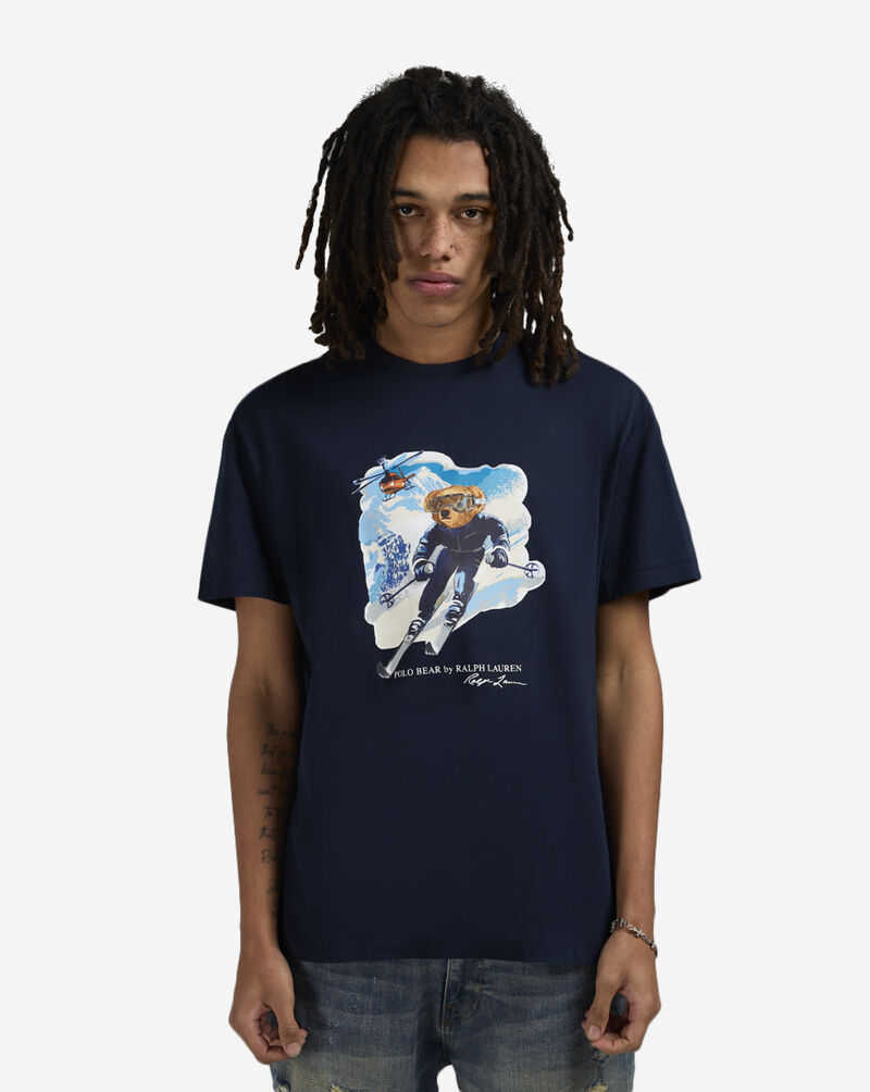Polo Ralph Lauren Classic Fit Polo Bear Jersey T-Shirt 710P06725002-NAV Blue 1