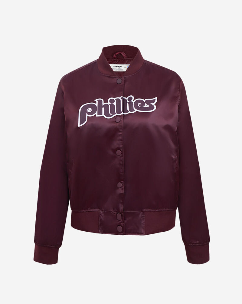 PRO STANDARD Philadelphia Phillies Classic Satin Jacket  LPHU34604-WNE Red 1