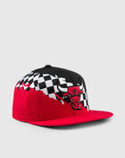 Mitchell & Ness Chicago Bulls Checkered Paintbrush Snapback BH7A48MOZCBUR Red 1