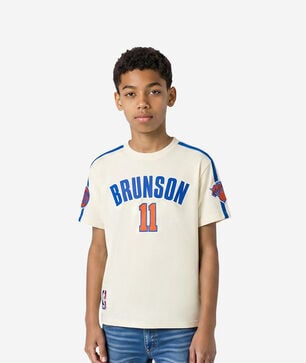 Big Boys' New York Knicks Jalen Brunson #11 Classic Taping Tee