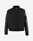 Philadelphia Eagles Triple Black W Wool Varsity Jacket
