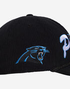 Carolina Panthers Double Header Hitch Snapback Hat