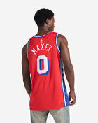 Nike Tyrese Maxey Philadelphia 76ers Statement Edition Dri-FIT Swingman Jersey DO9539-662 Red 2