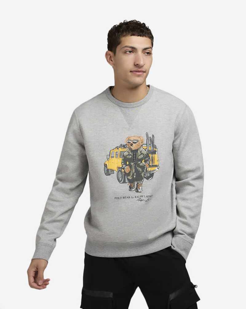 Polo Ralph Lauren Polo Bear Double-Knit Sweatshirt 710958195001-HTR Grey 1
