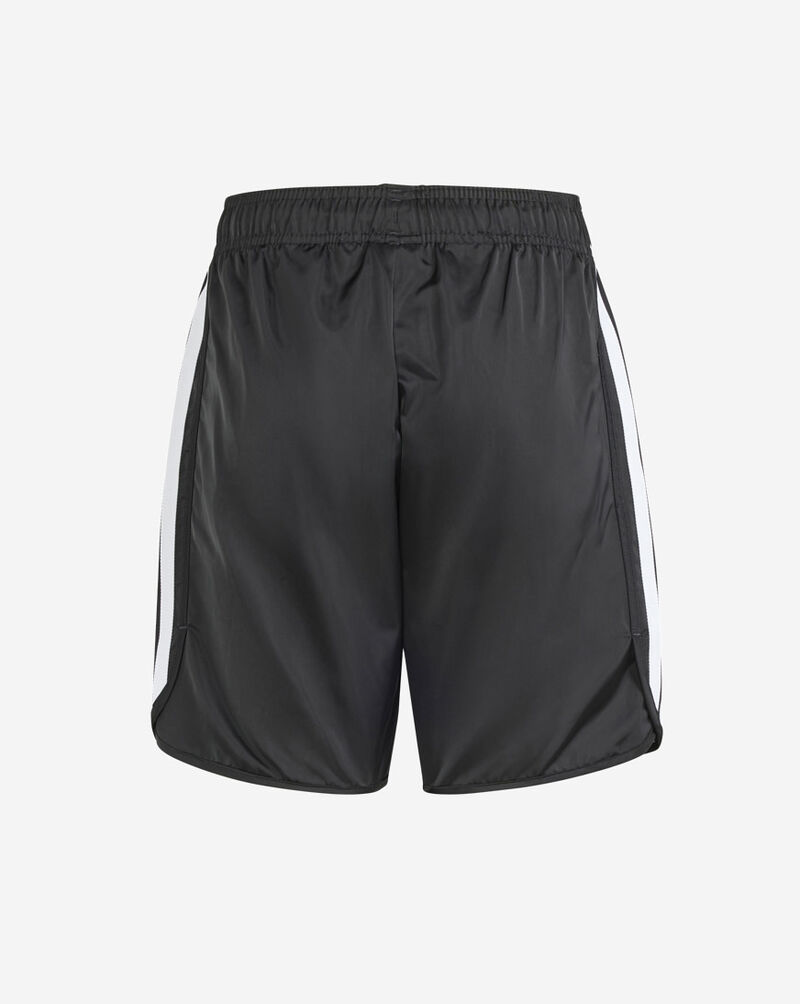 adidas Grade School 3-Stripes Nylon Shorts IT7911 Black 2