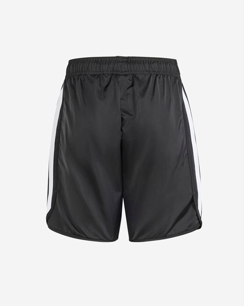 adidas Grade School 3-Stripes Nylon Shorts IT7911 Black 2