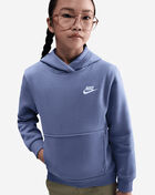 Nike Big Kids' NSW Club Fleece Hoodie FD3000-499 Blue 3