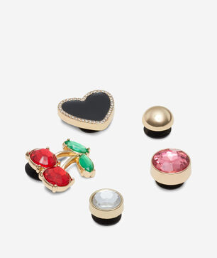 Elevated Red 5 Pack Jibbitz Charms