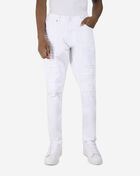 Jordan Craig Rip and Repair 5-Pocket Straight Jeans JR970RJ-WHT White 1