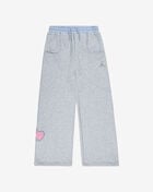 Jordan Big Kids' Blue Jeans and Bling Fleece Pants 45F194-G2H Grey 1