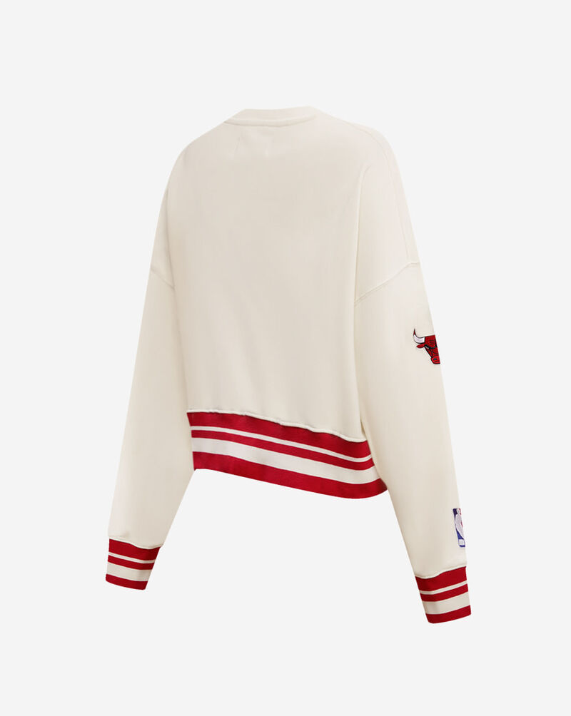 PRO STANDARD Chicago Bulls Retro Classic Fleece Crewneck BCBC56222-ERD cream 3
