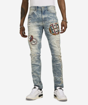 Varsity Patch Jeans