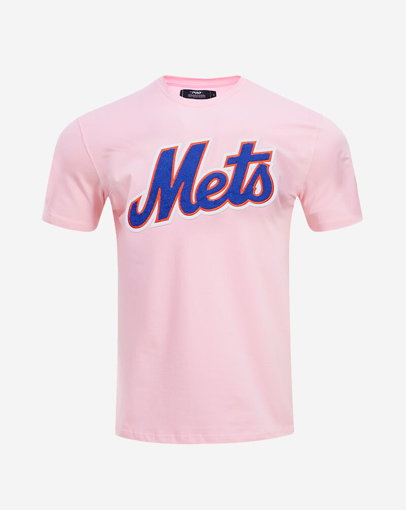 PRO STANDARD New York Mets Classic Chenille Double Knit Tee LNM131583-PNK Pink 1
