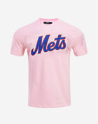 PRO STANDARD New York Mets Classic Chenille Double Knit Tee LNM131583-PNK Pink 1
