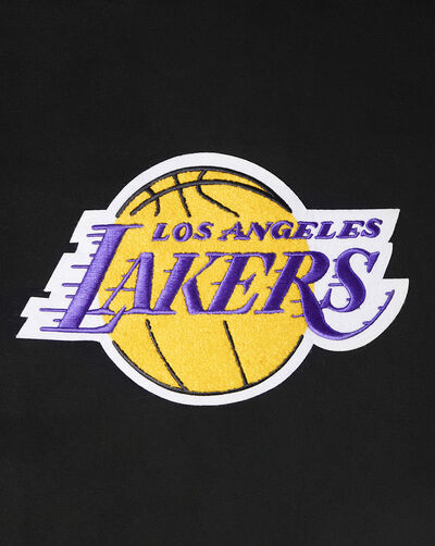 Los Angeles Lakers Retro Classic Fleece Cropped Pull Over Hoodie