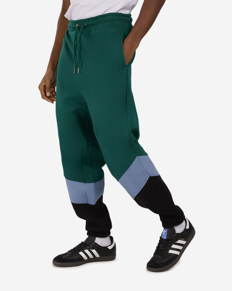 SNIPES Color Block Sweatpants SNQ124006M-MLCT Green 1