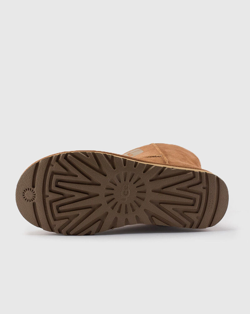 UGG Classic Short Rubber Logo Boots 1108230CHE Brown 4