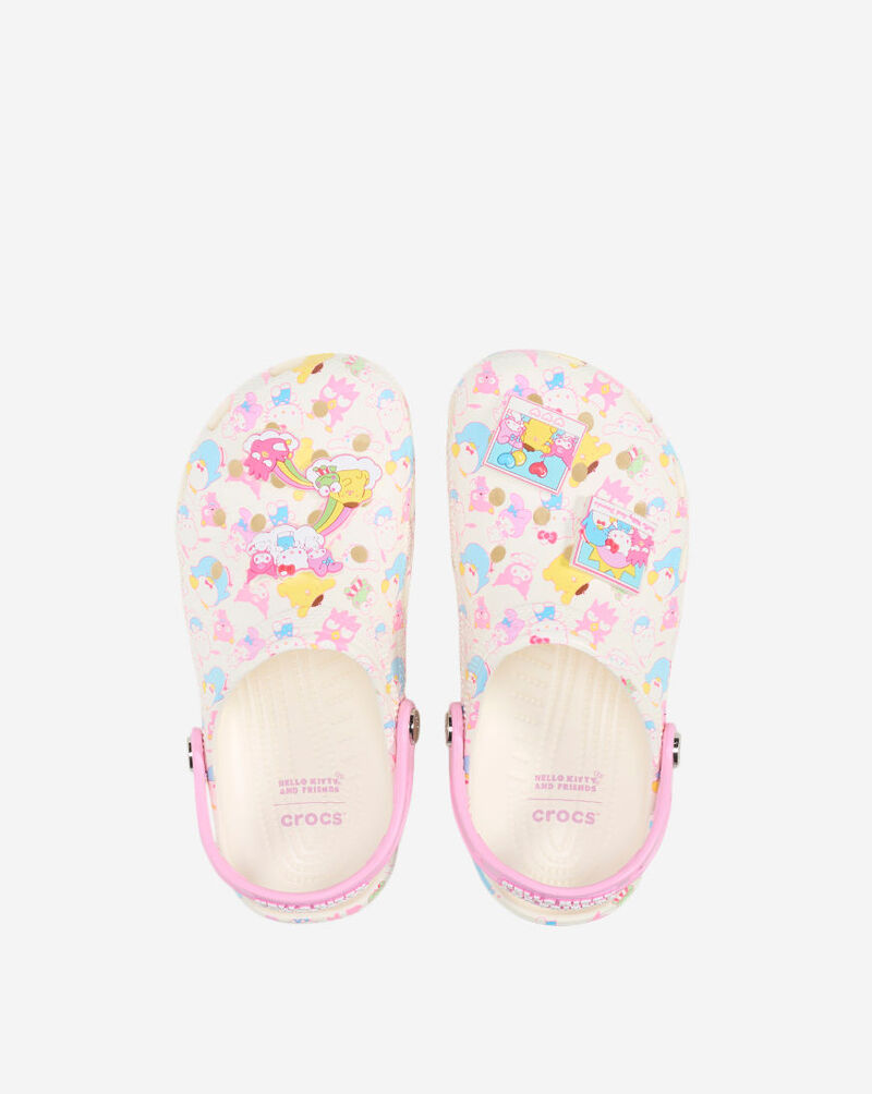 Crocs Grade School Hello Kitty Classic Clog 212685-90HJ Pink 7