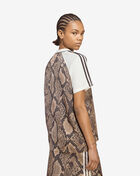adidas Snake Print Satin Jersey KX1897 Brown 2