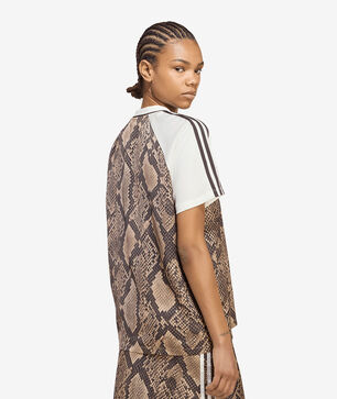 Snake Print Satin Jersey