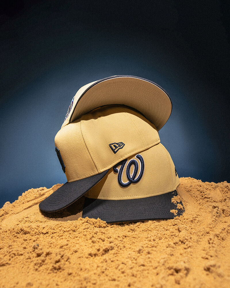 New Era 9Fifty Washington Nationals Gold A-Frame Snapback Hat 70948392 Gold 5