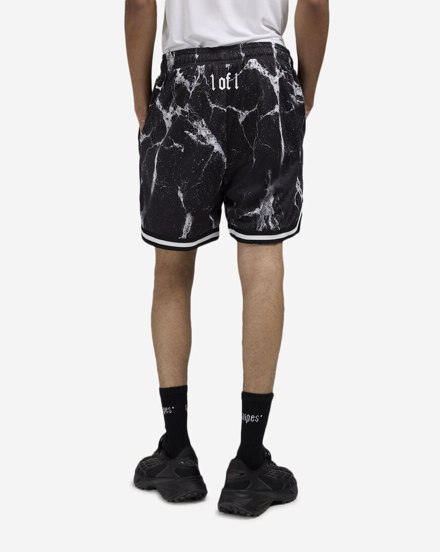 Shop Puma LaFrance Print Ball Shorts 63078201 black | SNIPES USA