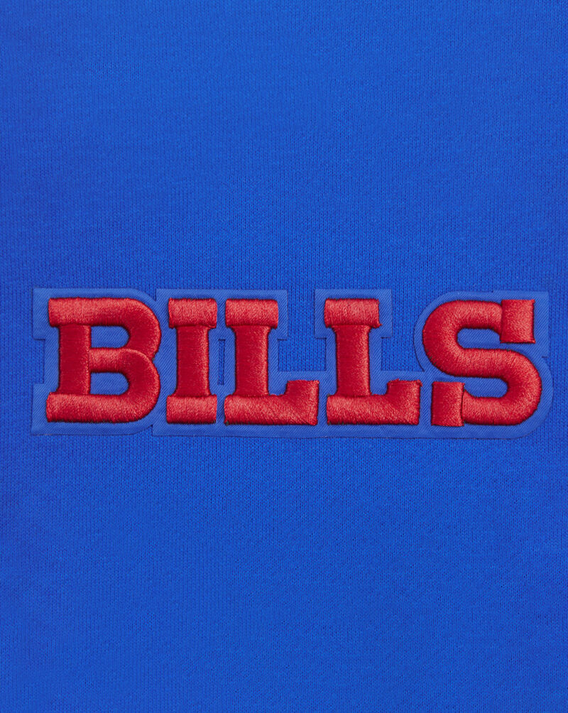 PRO STANDARD Buffalo Bills Wingspam Drop Shoulder  Fleece Crewneck FBB5410473-RYB Blue 2