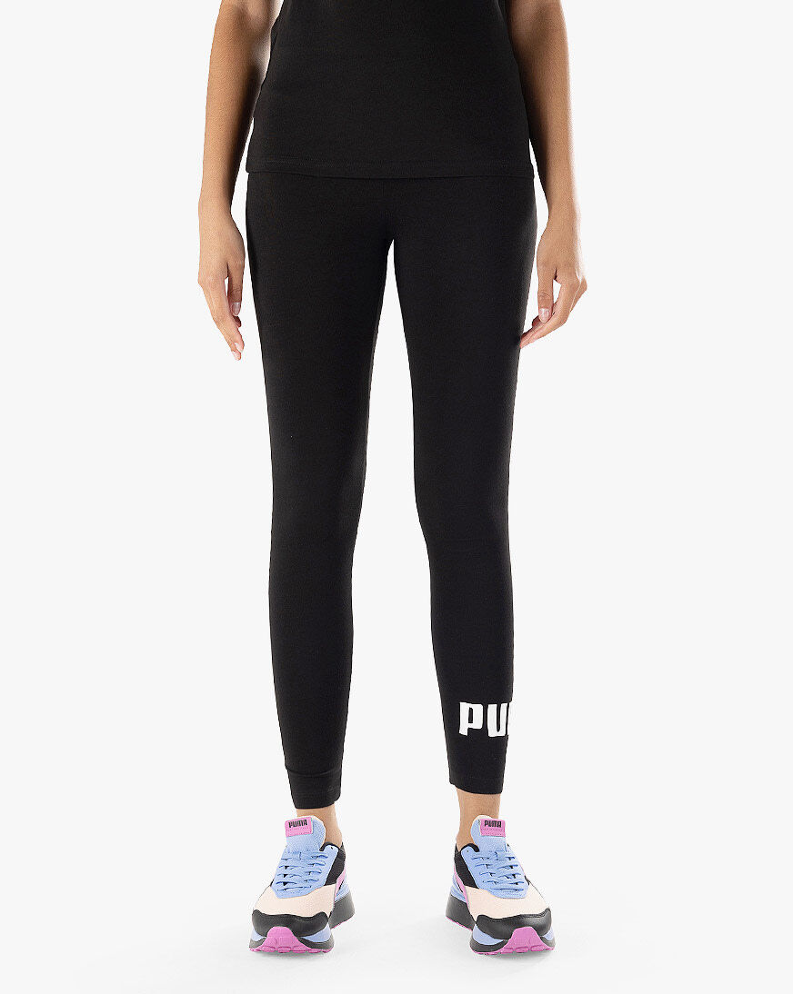 puma essentials black leggings