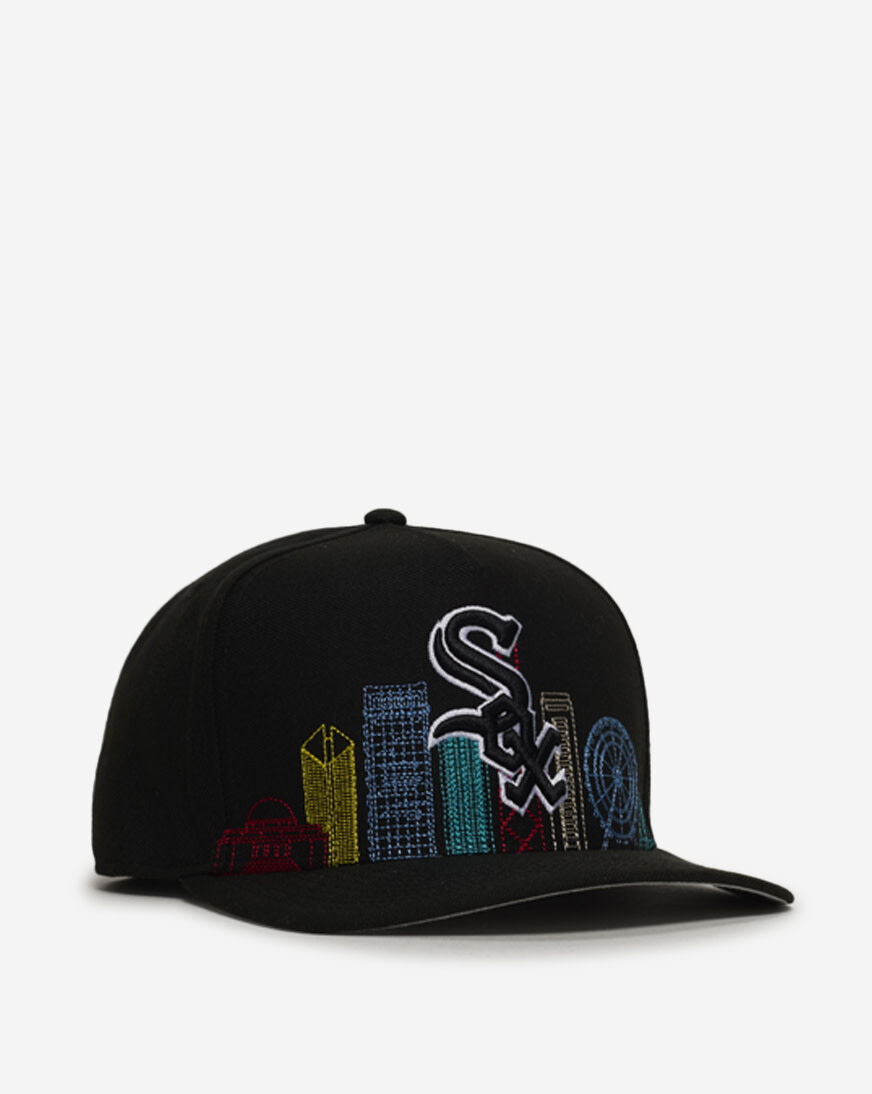 Shop New Era 9Fifty Chicago White Sox Skyline A-Frame Snapback Hat
