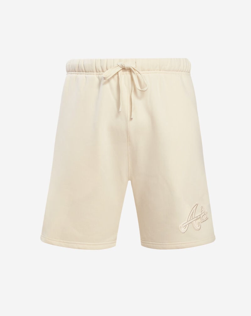 PRO STANDARD Atlanta Braves Neutral Fleece Short  LAB336996-EGG cream 1