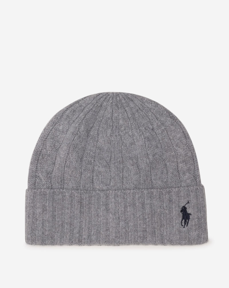 Polo Ralph Lauren Classic Cable Beanie PC0792-032 Grey 1