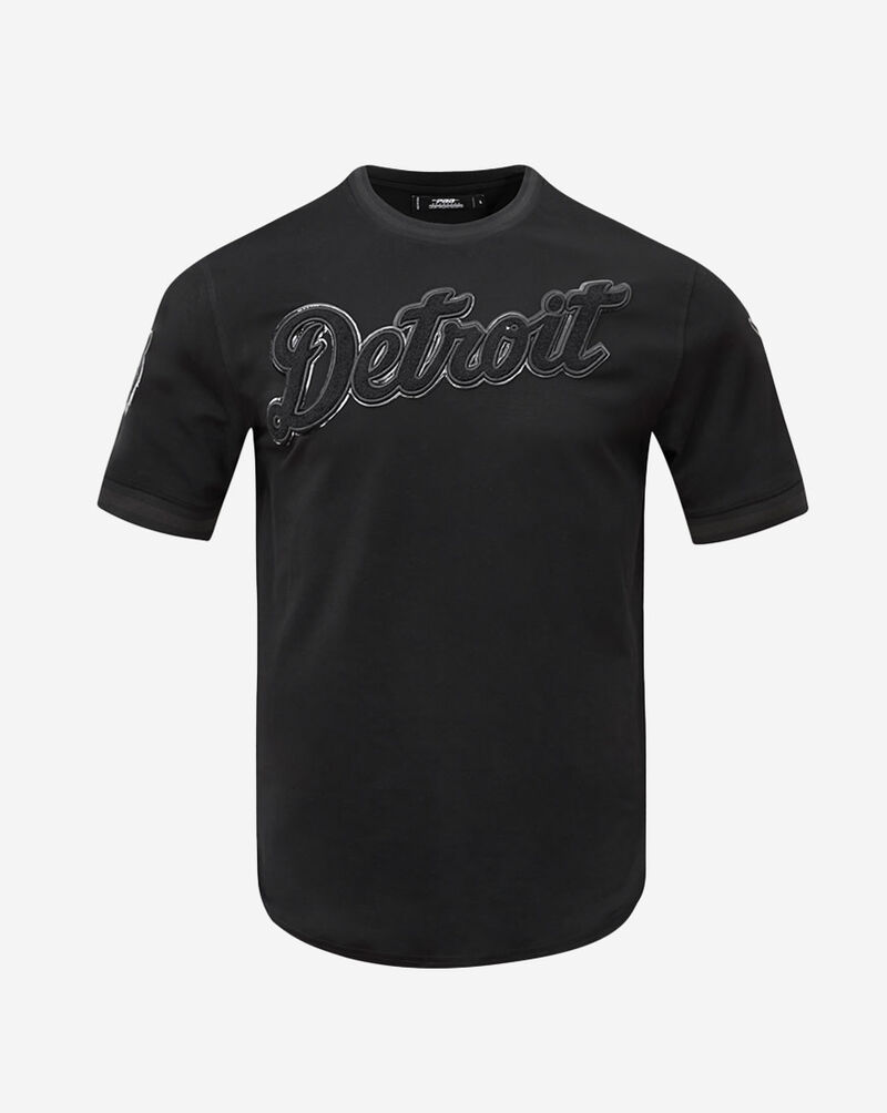 PRO STANDARD Detroit Tigers Triple Black Double Knit Tee LDT132552-BLK Black 1