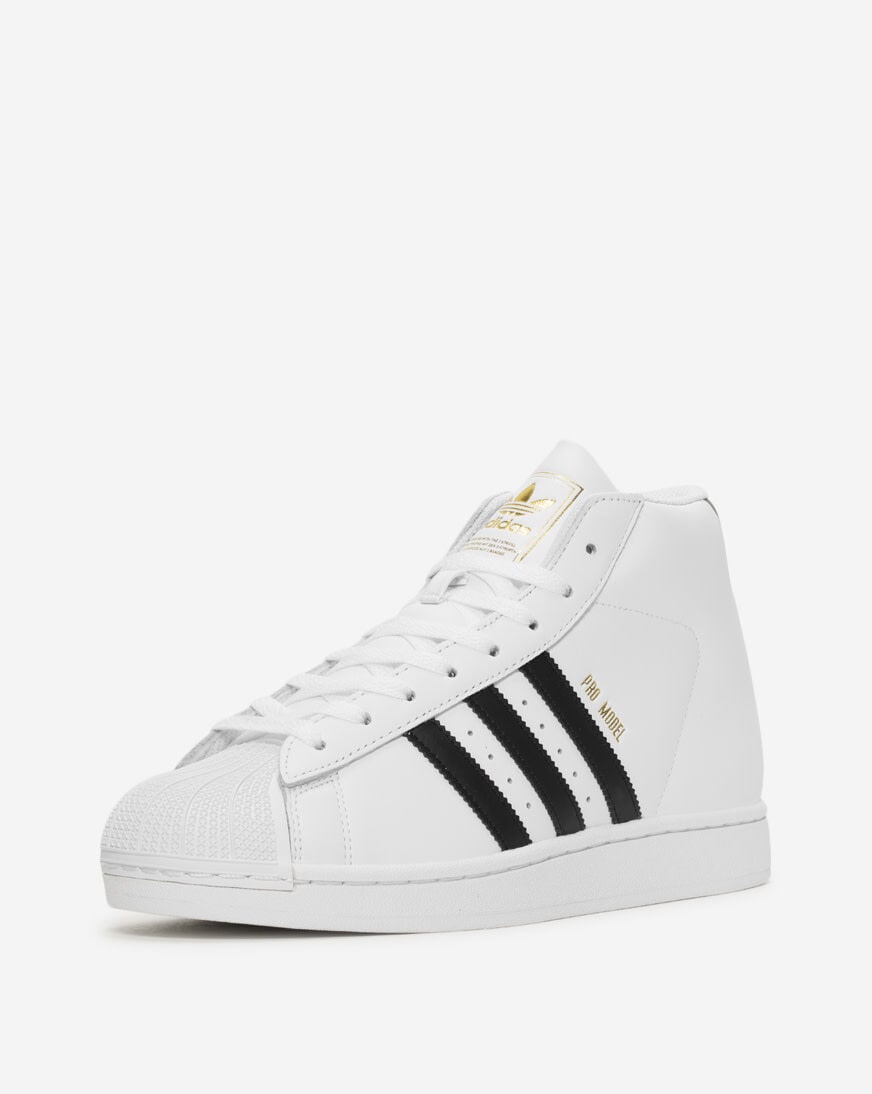 adidas Pro Model ホワイト/ブラック ハイカット ADIDAS - Pro Model ADV White/Black – Deli Skate Supply