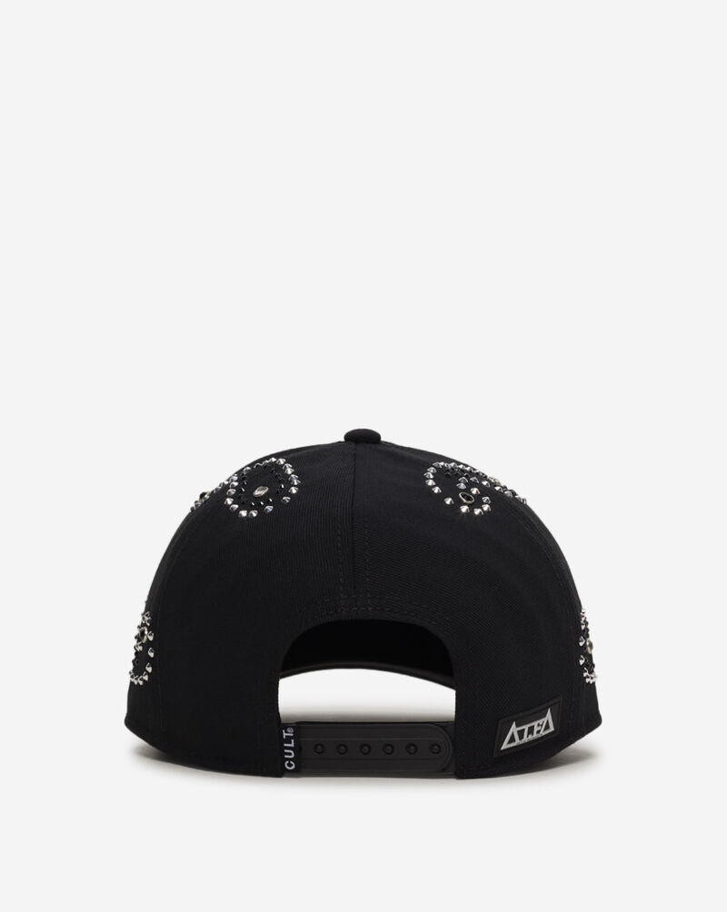 Cult of Individuality Cult x El Alfa Premium Paisley 5 Panel A Frame Trucker Hat 625B8-CH63A Black 3