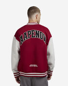AAPE Baseball Fleece Varsity Jacket AAPSWMB328XXNBDX Red 2