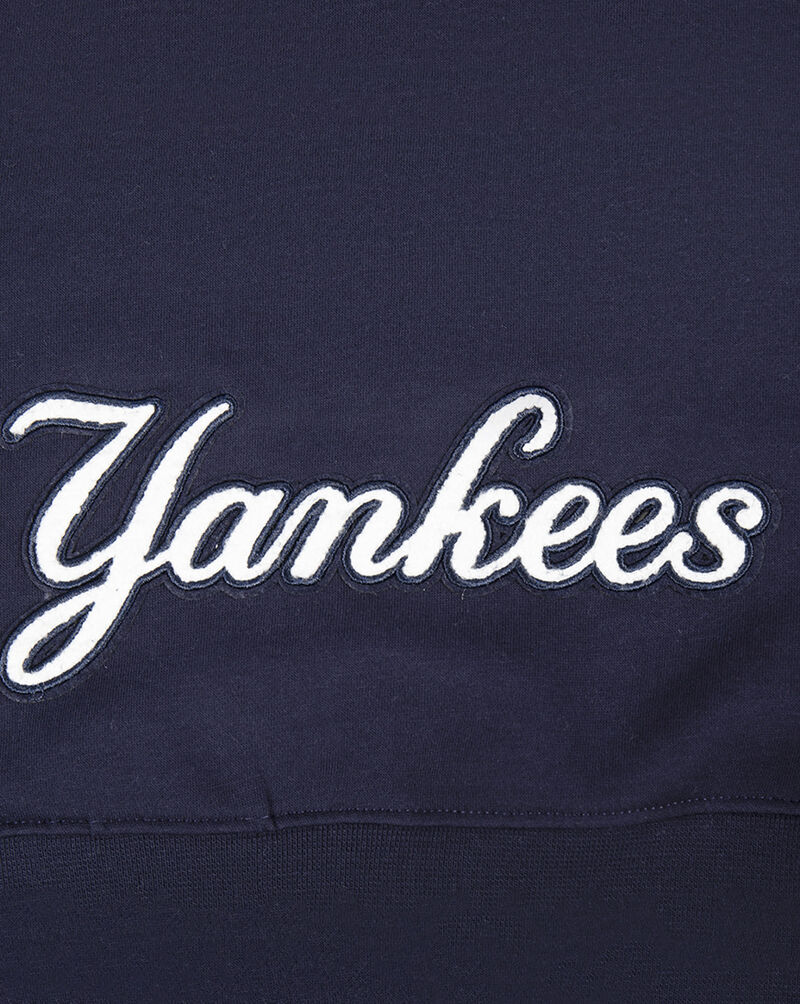 Big Girls' New York Yankees Classic Fleece Full-Zip Hoodie