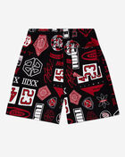 Jordan Big Kids' AOP Fleece Shorts 95D603-023 Black 3