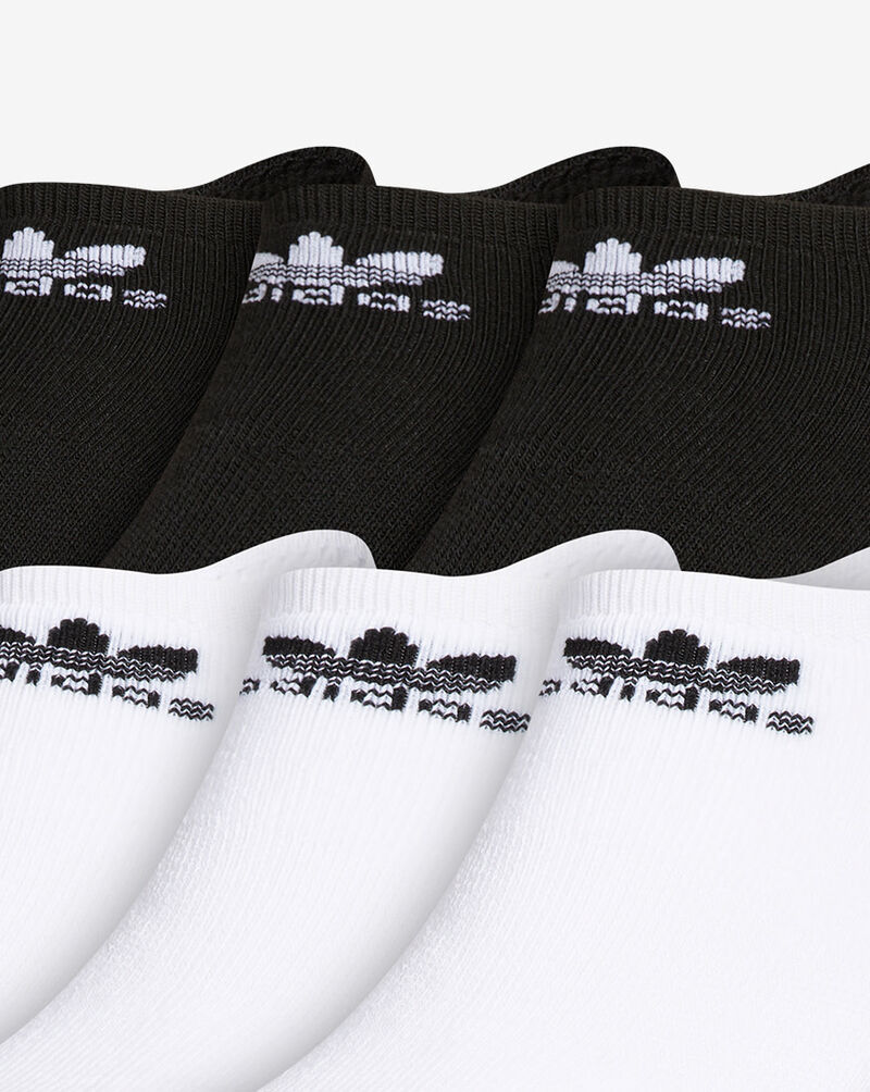 adidas Trefoil No-Show Socks 6 Pairs BH6435B White 3