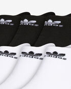 adidas Trefoil No-Show Socks 6 Pairs BH6435B White 3