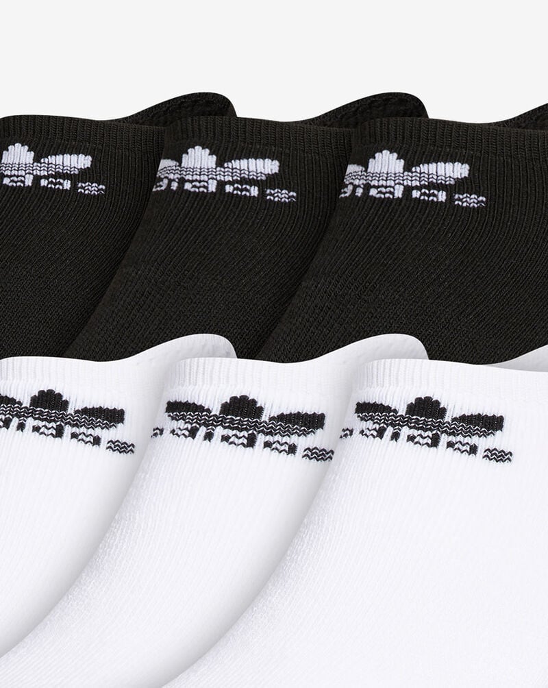 adidas Trefoil No-Show Socks 6 Pairs BH6435B White 3