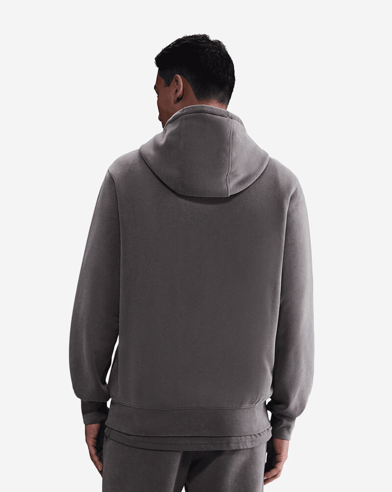 Nike NSW Club Washed Fleece Hoodie IQ1219-289 Brown 2