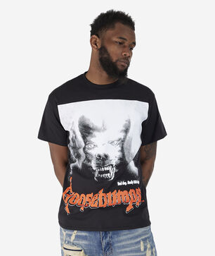 Goosebumps Growl Wolf Tee