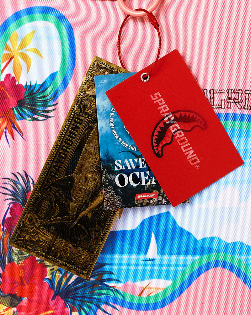 Tropical Shark Beach Tote