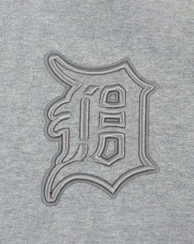 Detroit Tigers Neutral Drop Shoulder Fleece Pull Over Hoodie 