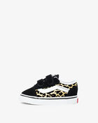 Toddler Old Skool V Flocked Leopard