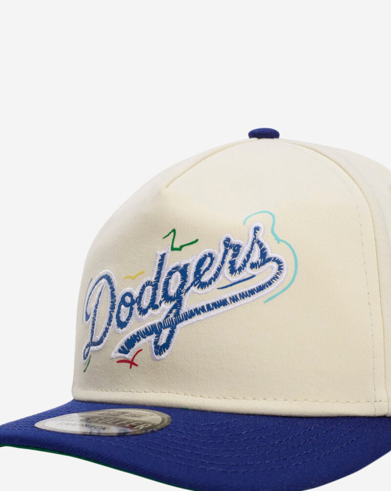 New Era 9Fifty Los Angeles Dodgers Scribble Golfer Snapback Hat 60641273 White 2